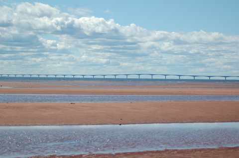 Confederation Bridge at Low Tide