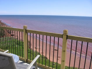 view from uppoer deck